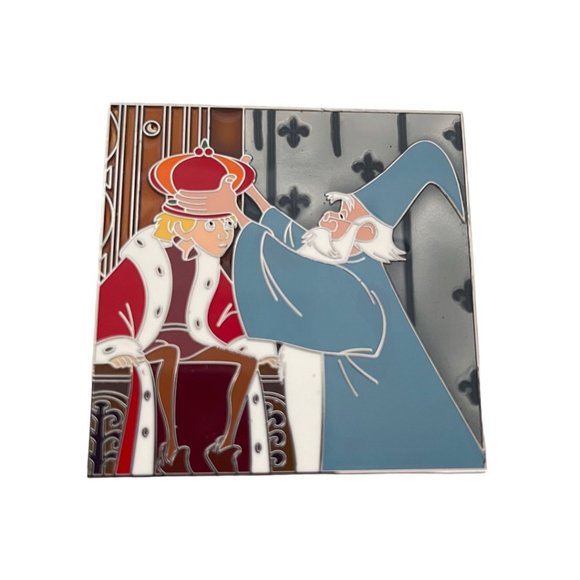 Disney Sword in the Stone King Arthur Wart and Merlin Pin - Picture 2 of 4